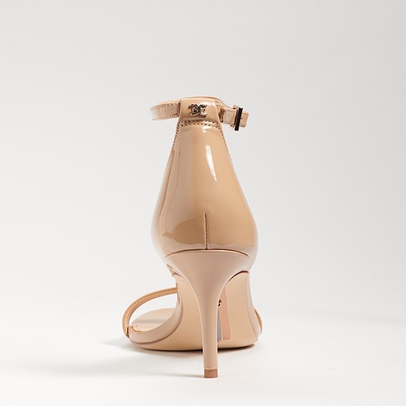 Sam Edelman PATTI ANKLE STRAP SANDAL - size 8 - Soft Beige Patent - Picture 3 of 16